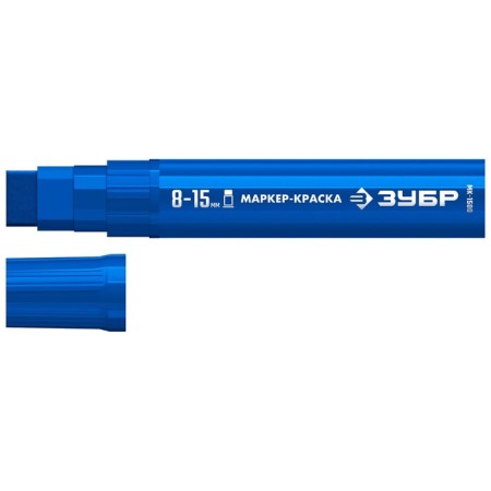 Marker-painting Zubble MK-1500 06329-7, extract volume, flat, blue, 8-15 mm-1