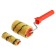 Set male scrap, polyacryl rollers, 100 mm, d = 6 mm, d = 48 mm + d = 16 mm, bath 150 x 290