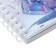 Notebook Gift Book on the comb 80l, line, color block, cover. 3D anime (17.7x13.7cm) 10539