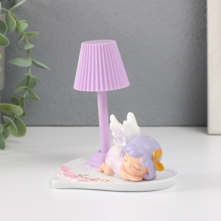 Souvenir plastic light "Sleeping baby-angel" mix 10.8x10.5x11 cm-5