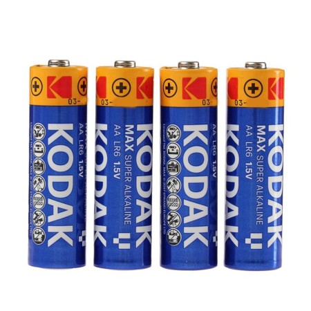 Battery alkalin Kodak Max, AA, LR6-4BL, 1.5V, blister, 4 pcs.-1