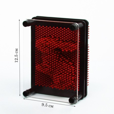 Express-sculptor "Pinart", 9.5 x 12.5cm, red-1