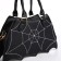Youth bag with zipper, black color