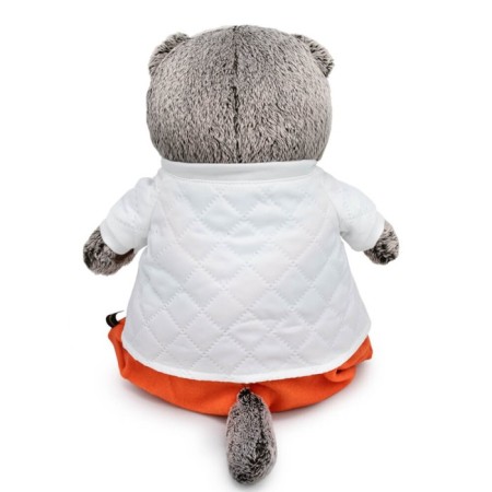 Soft toy "Basik", in a quilted jacket and overalls, 22 cm-3