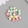 Busina for creativity velvet spraying "Cube. Alphabet. Tender shades" 0.7x0.8x0.8 cm