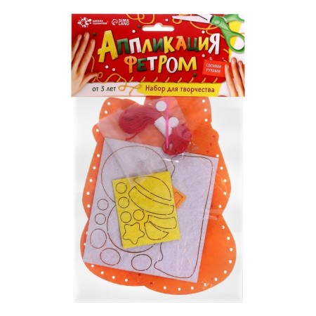 Set for creativity "Application Fetr", a snowman-1