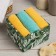 A set of decorative terry napkins Ethel "Tropics" Yellow, Blue, 30x30CM-3pcs, 340G/M2, 100% CLUS