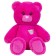 Soft toy "Bear", Fuchsia color, 65 cm C/40/132-2