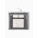 A set of pillowcases "Ethel" 70x70 cm - 2 pcs, gray, 100% cotton, maco -satin