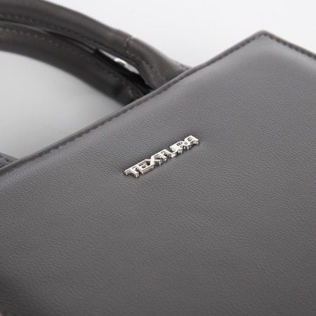 Female bag Textura, tout, medium size, color gray-5