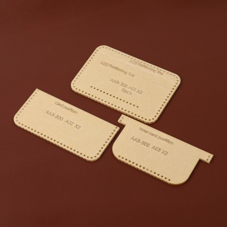 Set of patterns "Cartholder with departments", 7 × 10 × 0.5 cm, 3pcs, acrylic-3