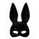 Mask "Bunny" black, matte