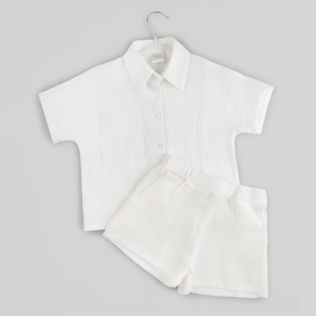 Muslim children's suit Amarobaby Easy, height 116 cm, white color-14