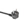 Extension cord Premium 3 nests, 3m, 3x1.5mm², s/s, with a switch, black rexant