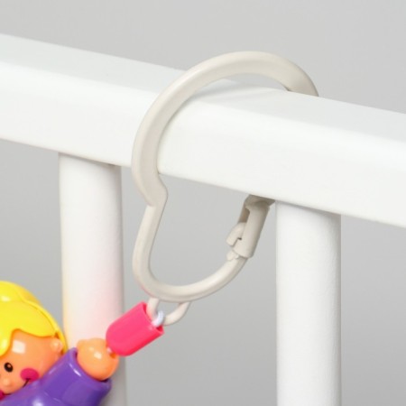 Stretching to a stroller/crib "little men", 3 toys, crumb me-8