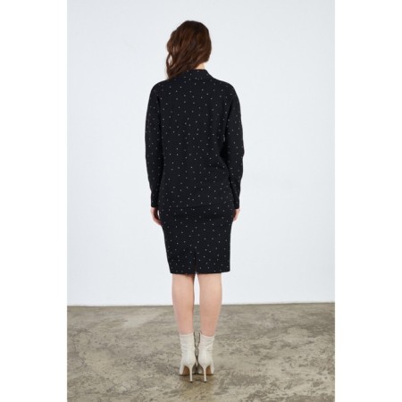 Female set: skirt, cardigan, size 44-1