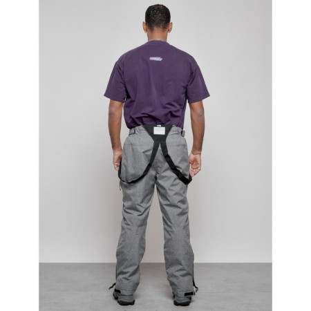 Semi -combinezone ski insulated male winter, size 48, color gray color-16