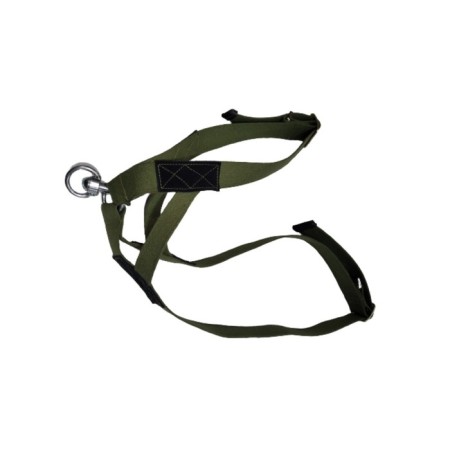 Drunger from tarpaulin, single, adjustable, with buckle, for cattle-1