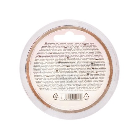The adhesive tape is bilateral, 12 mm x 10 meters, erichkrause, translucent, price per 1 pc.-4