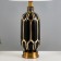 Armando table lamp E27 40W black and gold 28x28x55 cm Risalux