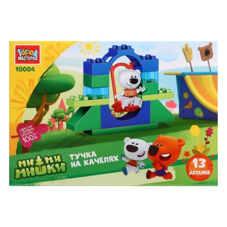 Designer of the Mi-Mi-Michka "Tuchka on the swing", large cubes, 13 details-1