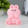 Night "Bunny" LED 2W from 3xlr44 batteries pink 7x9x11 cm Risalux