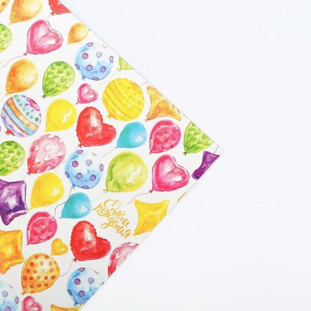 Glossy packaging paper “Happy Birthday!”, 70 x 100 cm-2
