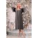 Women's dress, size 46, gray color