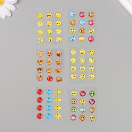 Acrylic sticker "Smiles" 6x8 cm