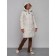 Coat insulated winter female, size 46, beige color