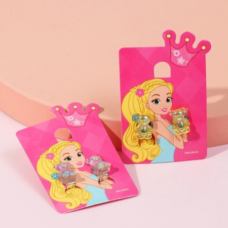 Clips children's "chosen" bear cub, color mix-3