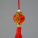 Textile suspension, plastic "Chinese flashlight with hieroglyph" 2.8x2.8x17 cm
