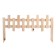 Decorative fence, 28 × 88 cm, 1 section, wood, Greengo