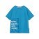 T -shirt for boy One Love Light, height 122 cm, sea wave color