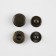 Installation button, alpha (S-shaped), d = 12.5 mm, antique color