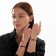 Bracelets "Demetrons" Flower, black-brown color, l = 12.5 cm