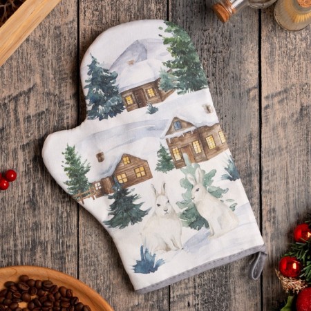Forest Animals mittens of 20x27cm, sarzha, 100% x/l, Vatin 250g/m2-1