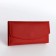 Women's wallet on magnet, red color