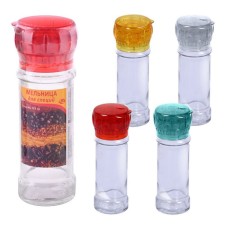 Mill for spices multidom, glass, color mix