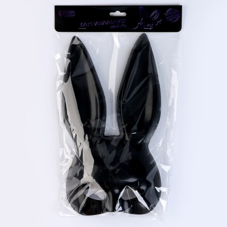 Mask "Bunny" black, matte-4