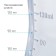 A bottle of feeding "beloved son", a classic throat, fitted, with handles, 150 ml., From 0 months., Blue color