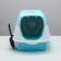 Closed 2-in-1 toilet with a removable top of 34 x 50 x 33 cm, blue