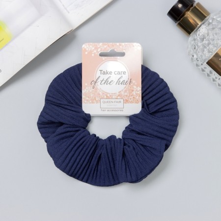 Hair elastic band "Orbit" Classics, 12 cm, blue