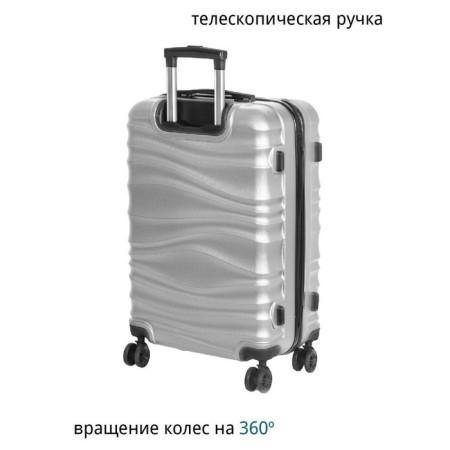 Suitcase Fusion FTS-1006, S, silver-6