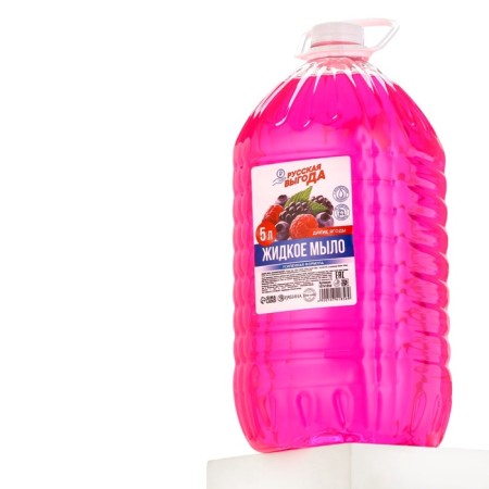 Liquid hand soap Russian benefit, 5 l, aroma of wild berries-2