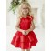 Sofia dress, height 128 cm, red color