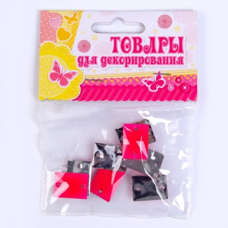 Set for creativity: Decor made of felt and a set of beads "Flower joy"-3