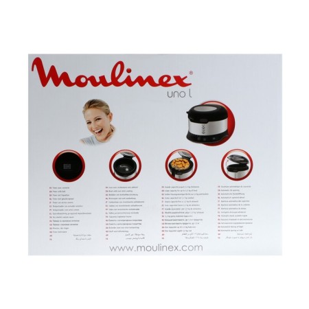Fritical Moulinex AF179D10, 1900 W, 2.1 L, Black Sherbrower-4