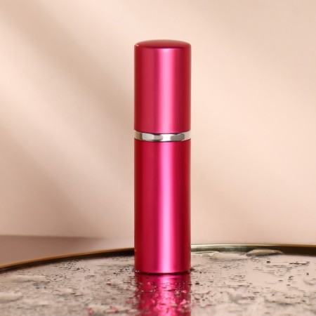 Perfume bottle, with a spray, 10 ml, pink color-4