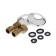 Accoona A7171-2 bathtub, two-wound, brass, chrome